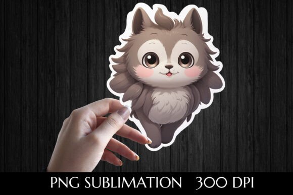 Download Cartoon Wolf Pup Illustration - Illustration Collection