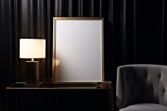 Download Dark Interior Picture Frame | Vintage P - Dark interior Collection