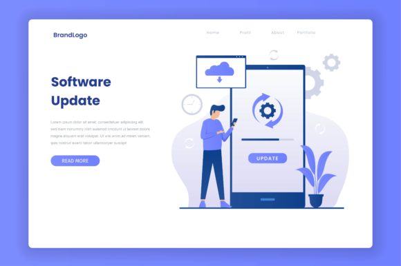 Download Software Update Illustration Concept - Illustration Collection